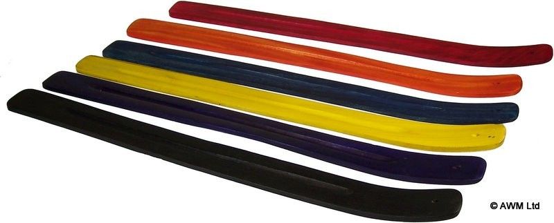 Farvet lang askefanger 45 cm (assorteret)