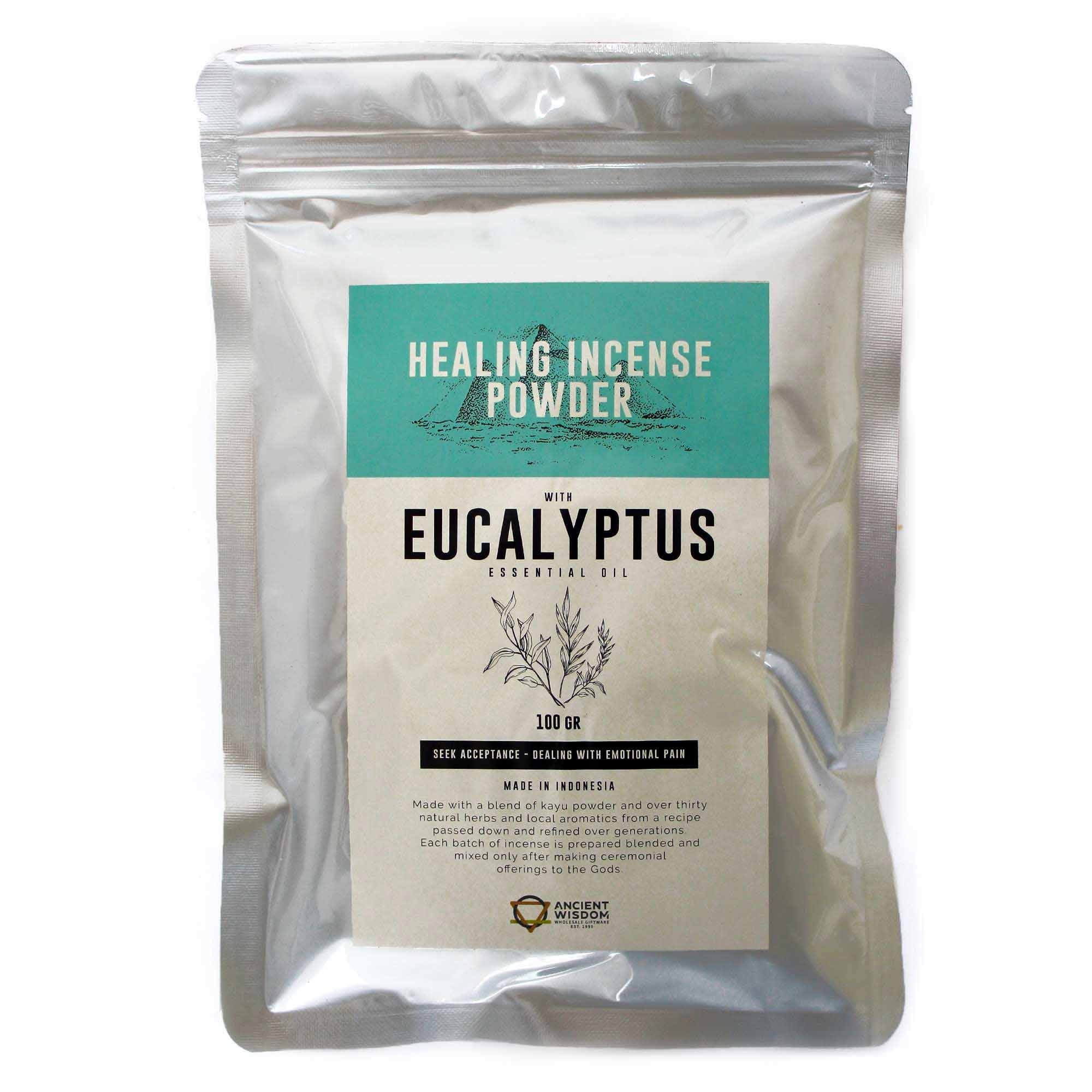 Helbredende røgelsespulver - Eukalyptus 100 g