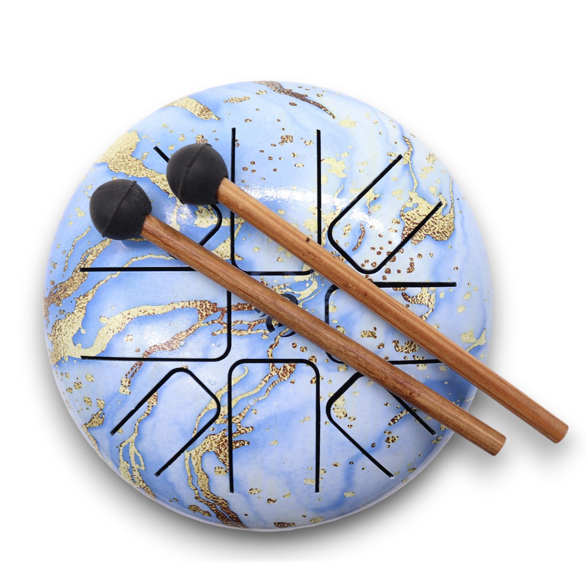 Med Steel Tongue Happy Drums Blue Sky - 17x13cm