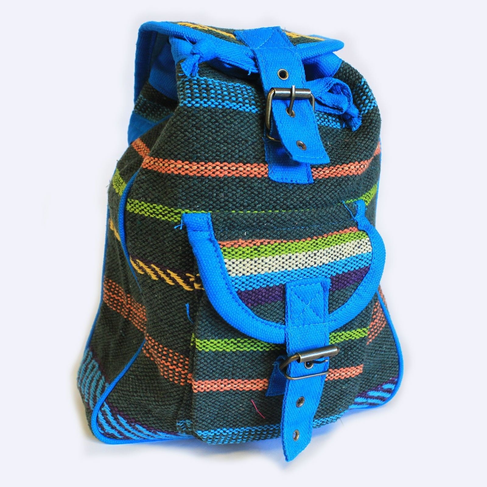Small Nepali Backpack - Blue