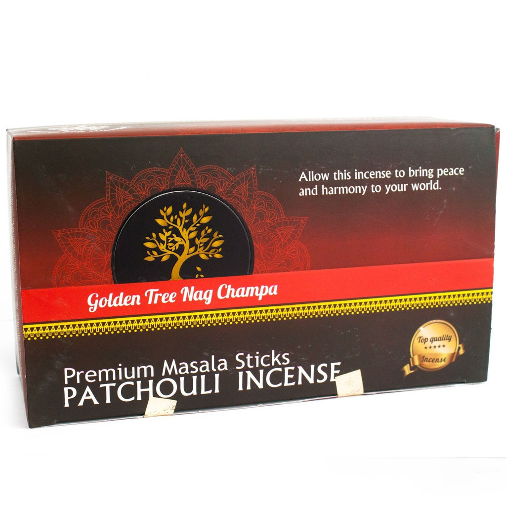 Golden Tree Nag Champa Incense - Patchouli