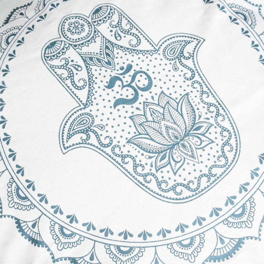 Hamsa Mandala  Cushion - 60x60cm - green