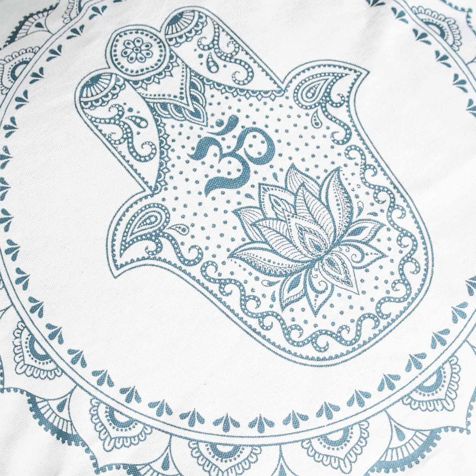 Hamsa Mandala  Cushion - 60x60cm - green
