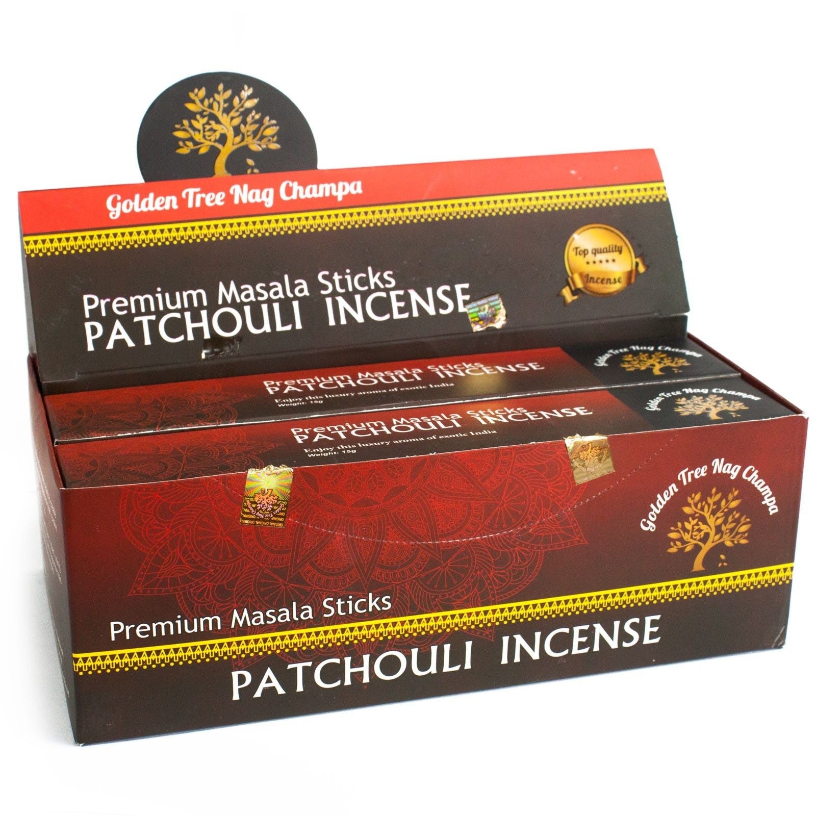 Golden Tree Nag Champa Incense - Patchouli