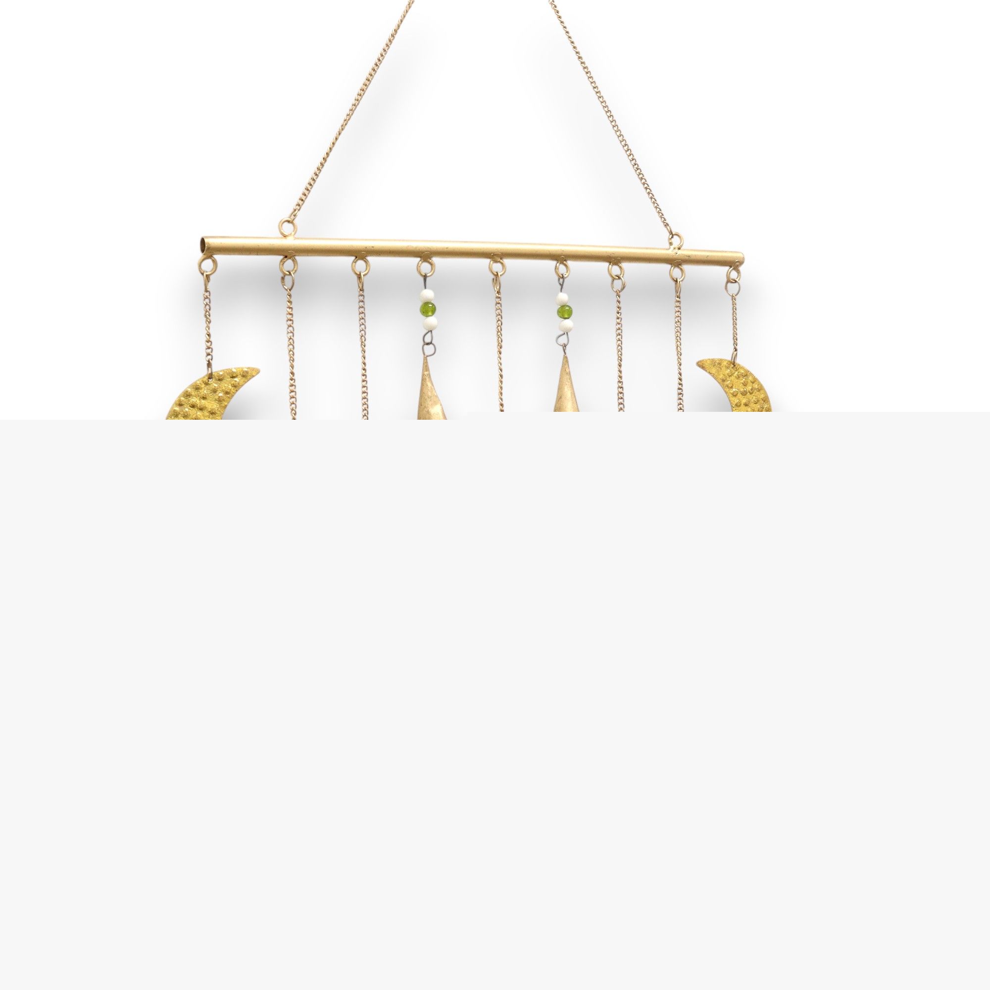 Indian Chimes - Brass Moon Phases Chimes - 43x40cm