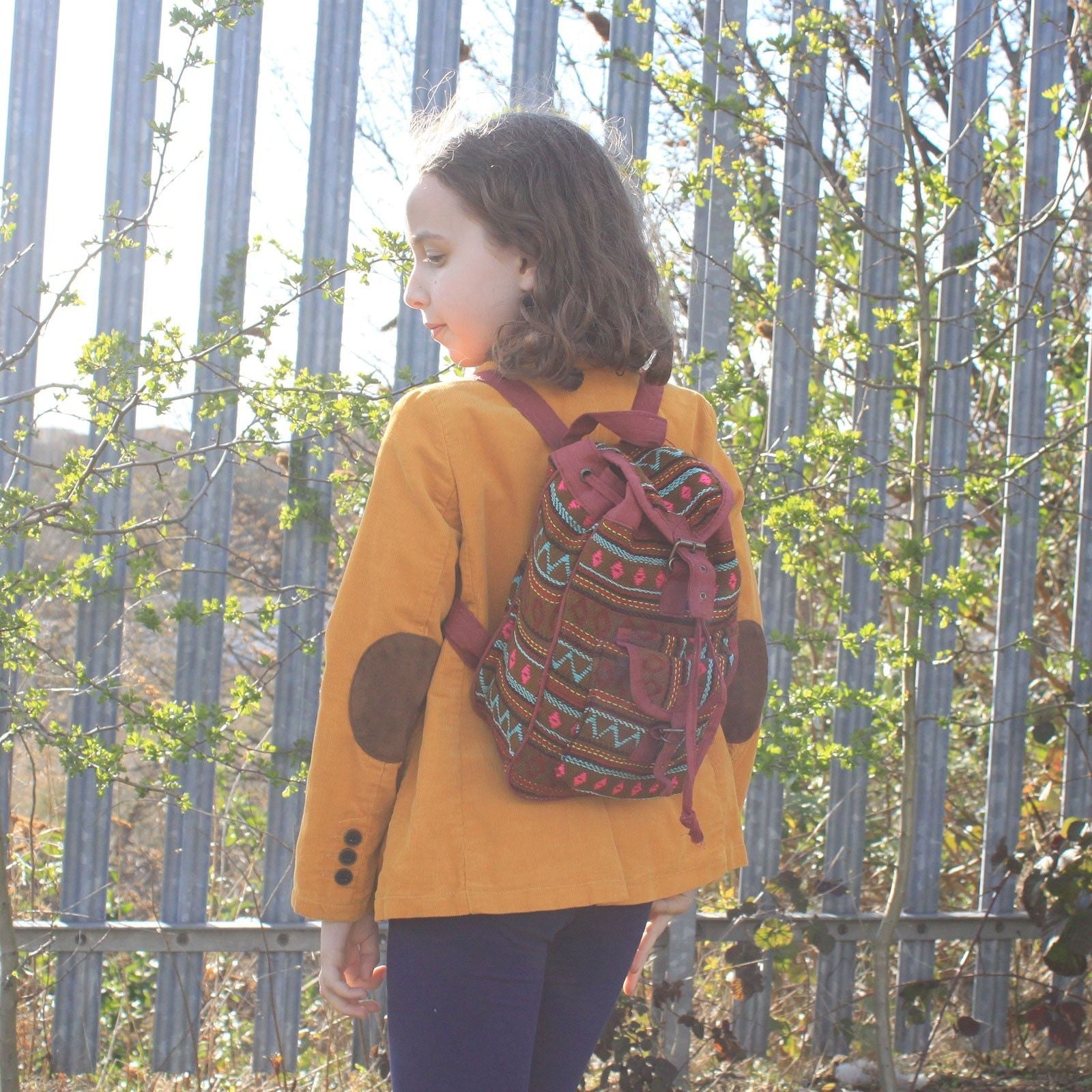 Small Nepali Backpack - Olive