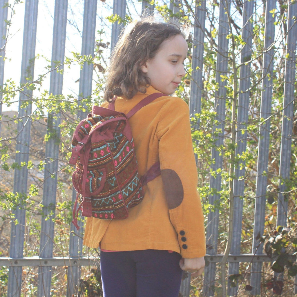 Small Nepali Backpack - Olive