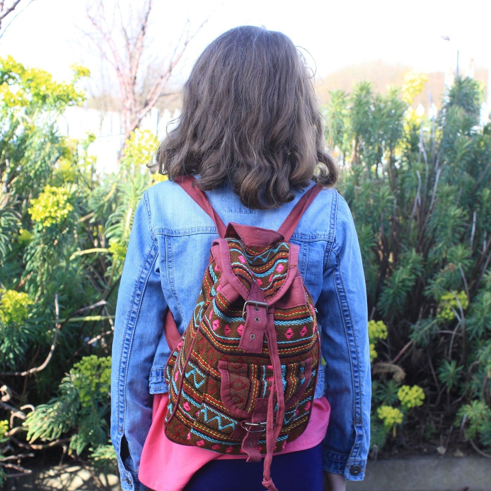 Small Nepali Backpack - Olive