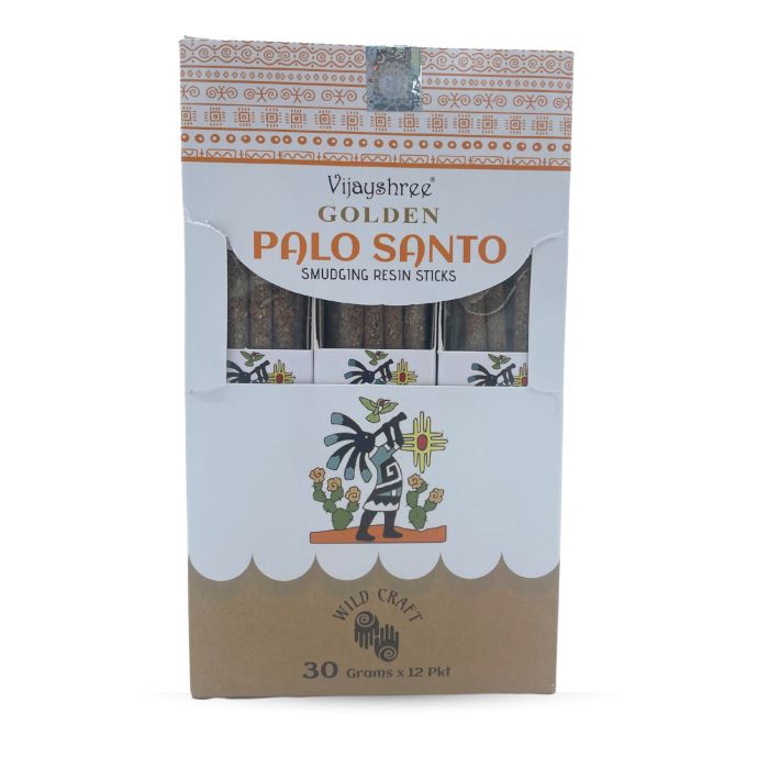 30g Golden Palo Santo Smudging Resin Sticks (6s)