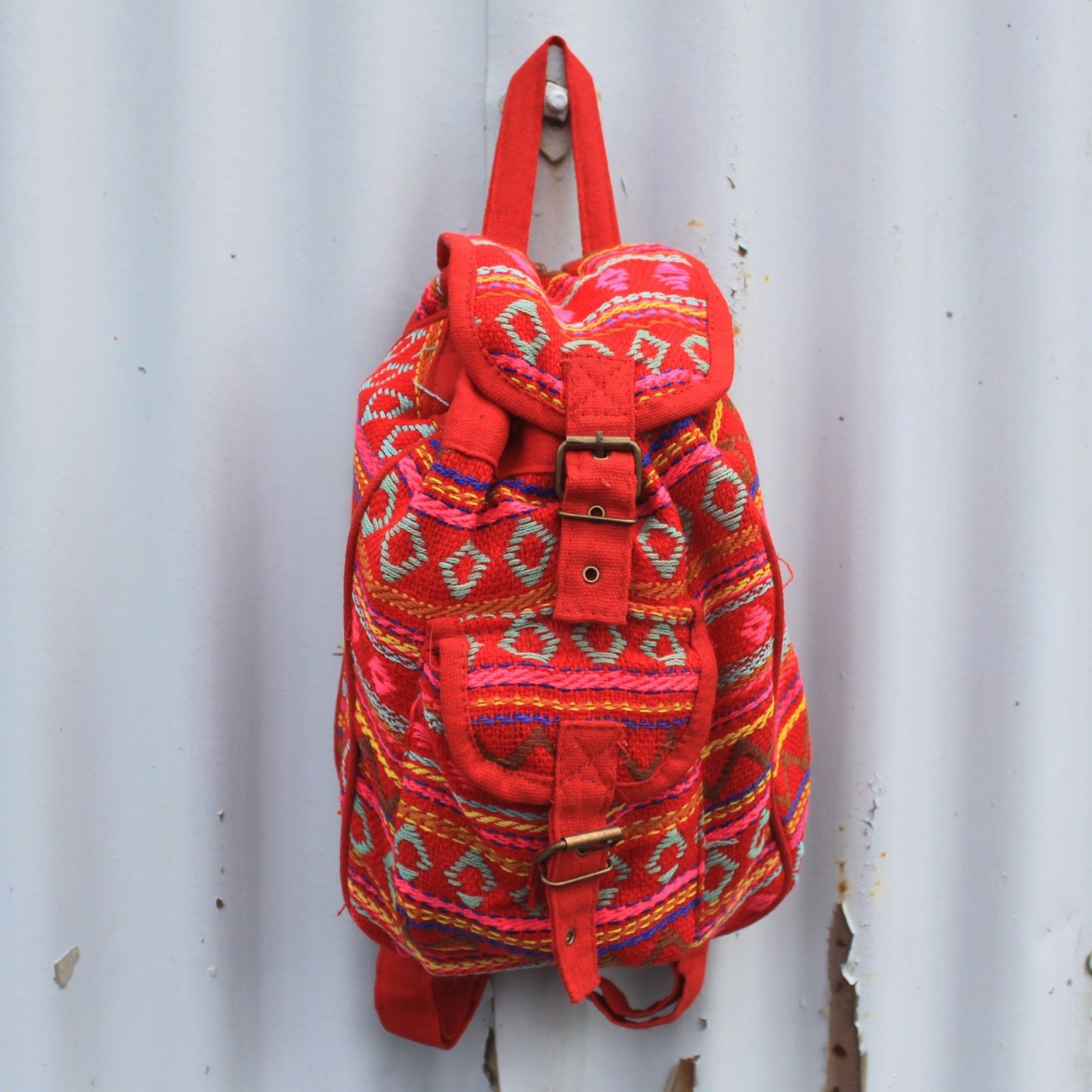 Small Nepali Backpack  - Pink