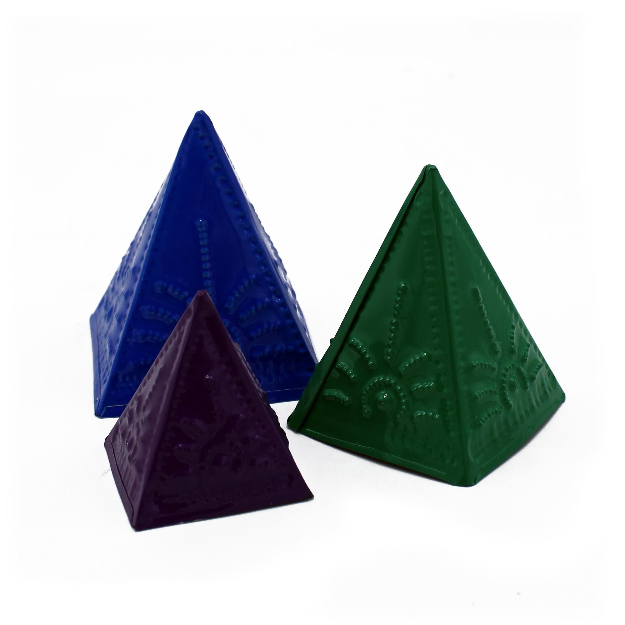 Incense Powder Mould Set -  Blue Green Purple