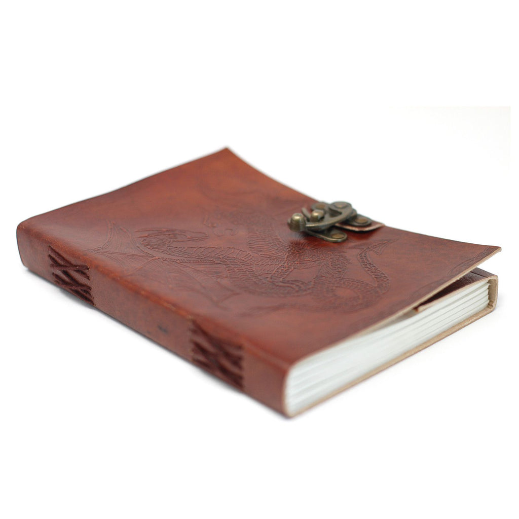 Leather Dragon Notebook  (20x15 cm)