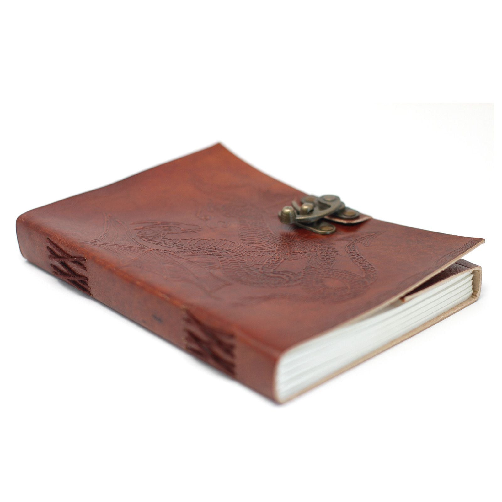 Leather Dragon Notebook  (20x15 cm)