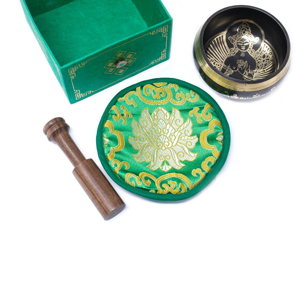 Grøn Tara syngeskålssæt 10 cm (min. 380 g)