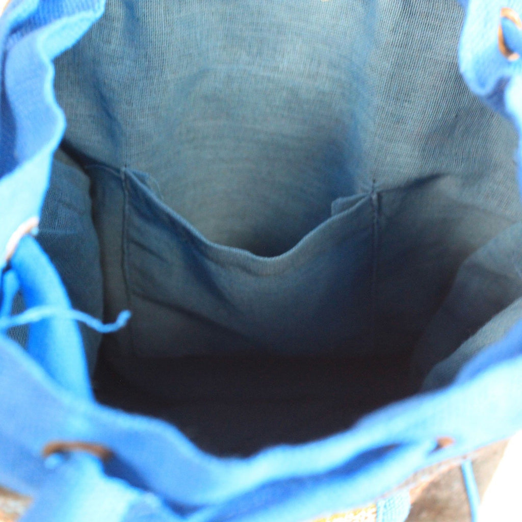 Small Nepali Backpack  - Blue