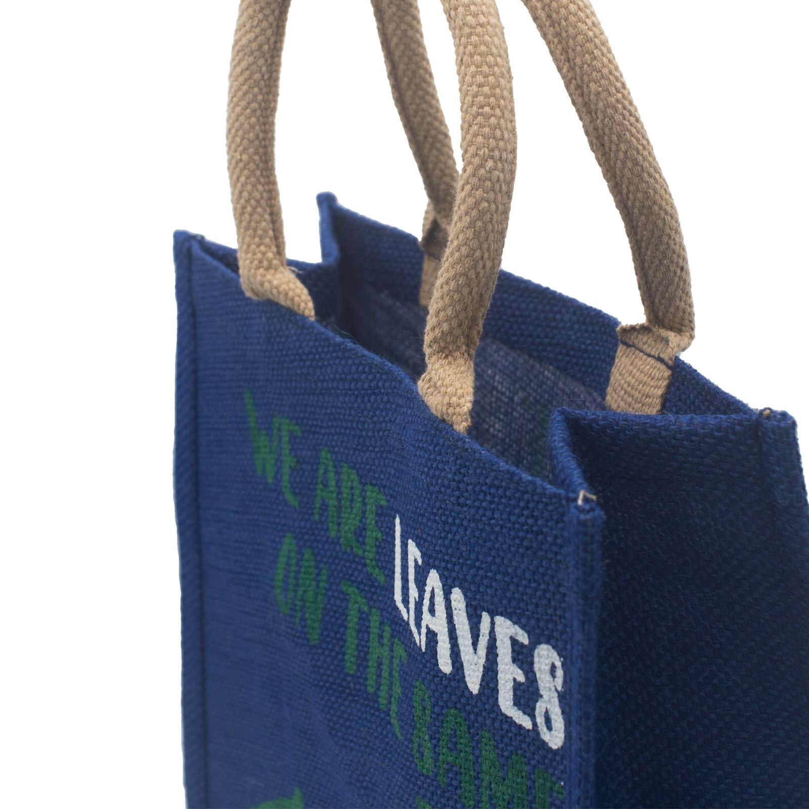 Printed Jute Bag - We are Leaves - Natural
