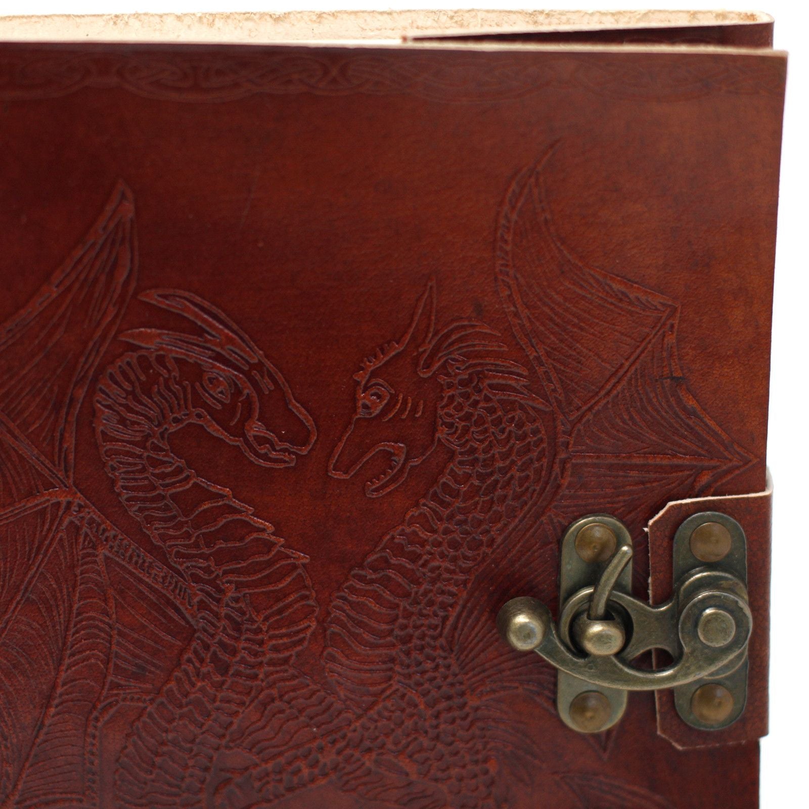 Leather Dragon Notebook  (20x15 cm)