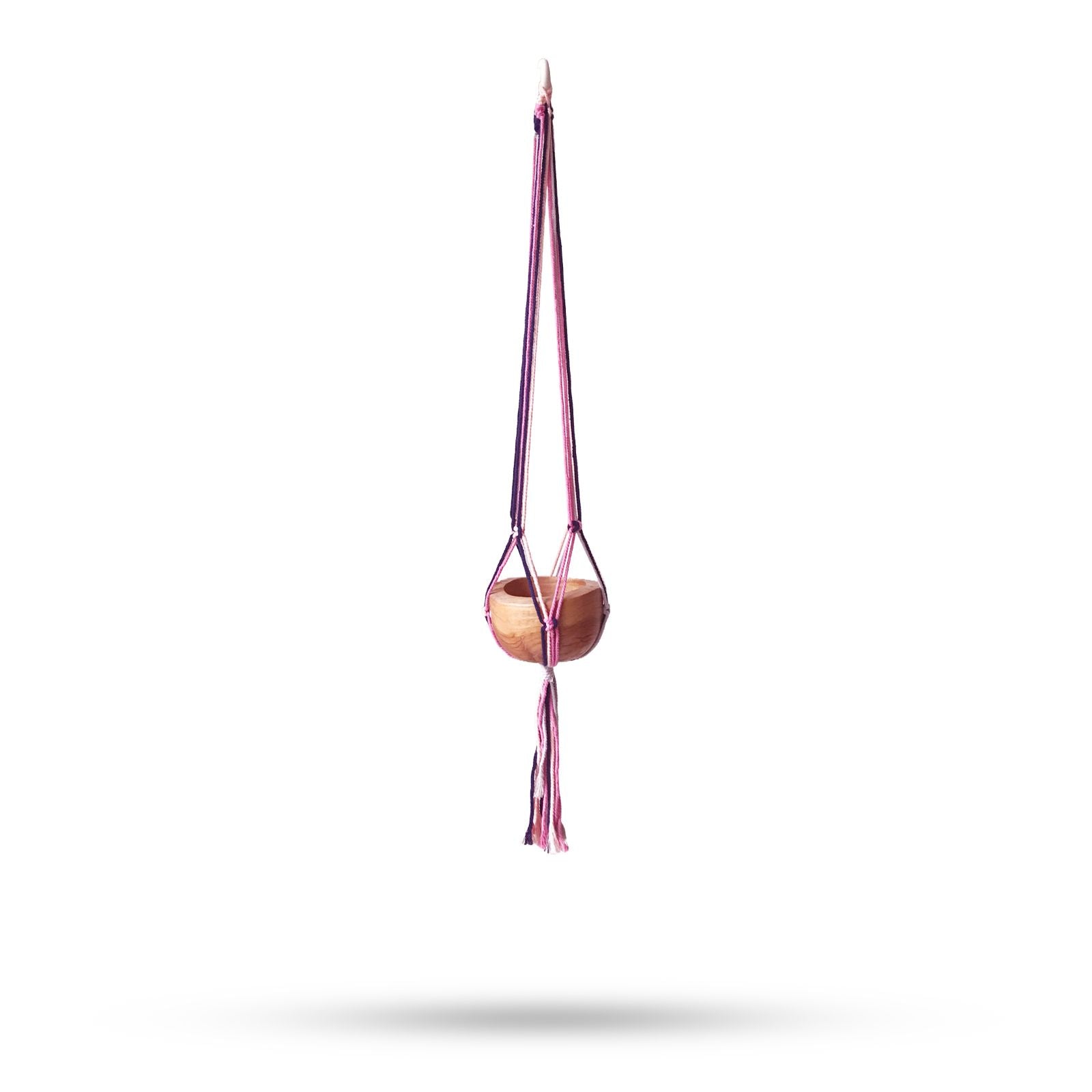 Macrame Grydeholder Klassisk - Pastelfarver Stue Mellemstor Potte