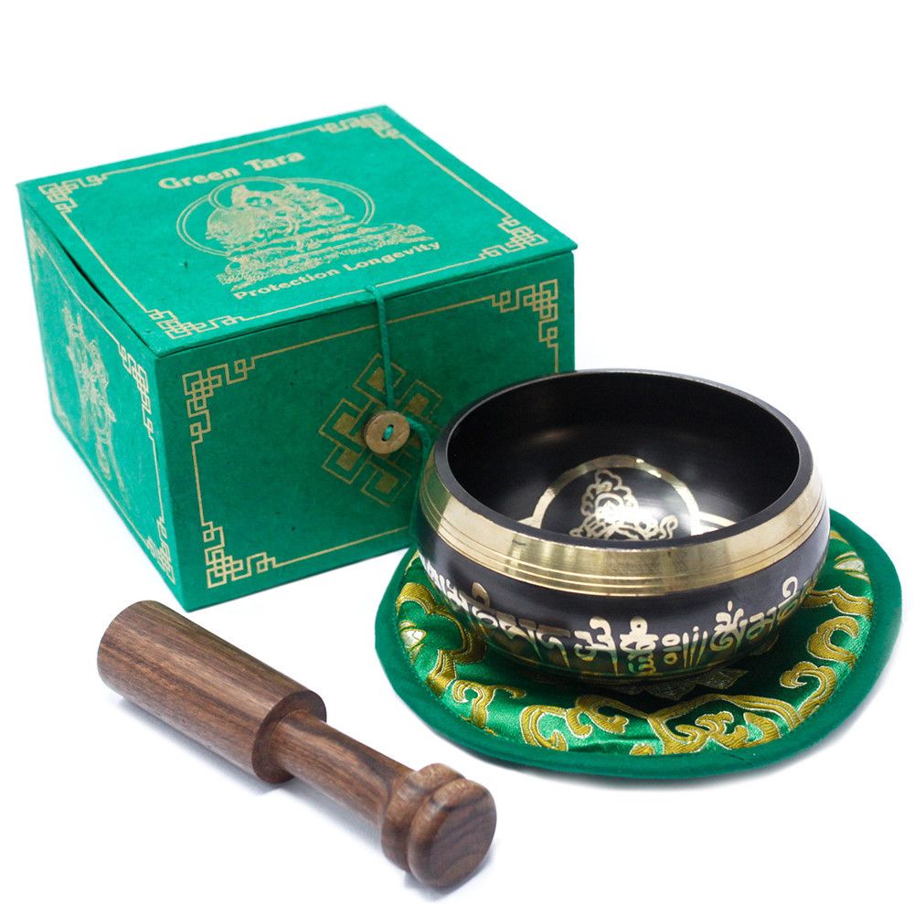 Grøn Tara syngeskålssæt 10 cm (min. 380 g)