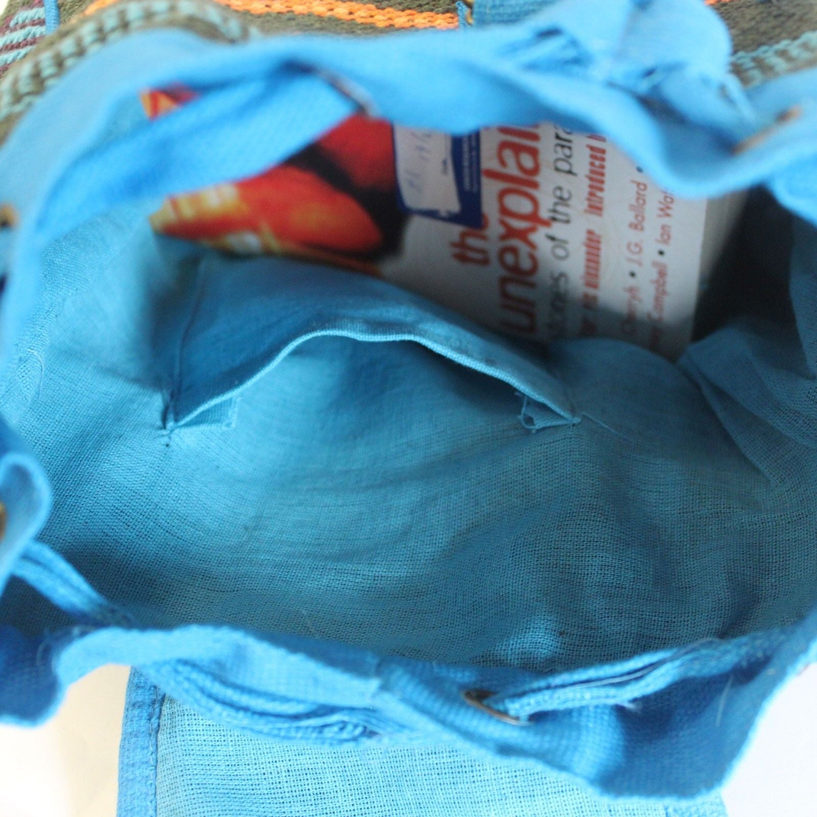 Small Nepali Backpack  - Blue