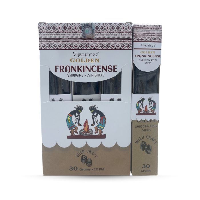 30g Golden Frankincense Smudging Resin Sticks (6s)