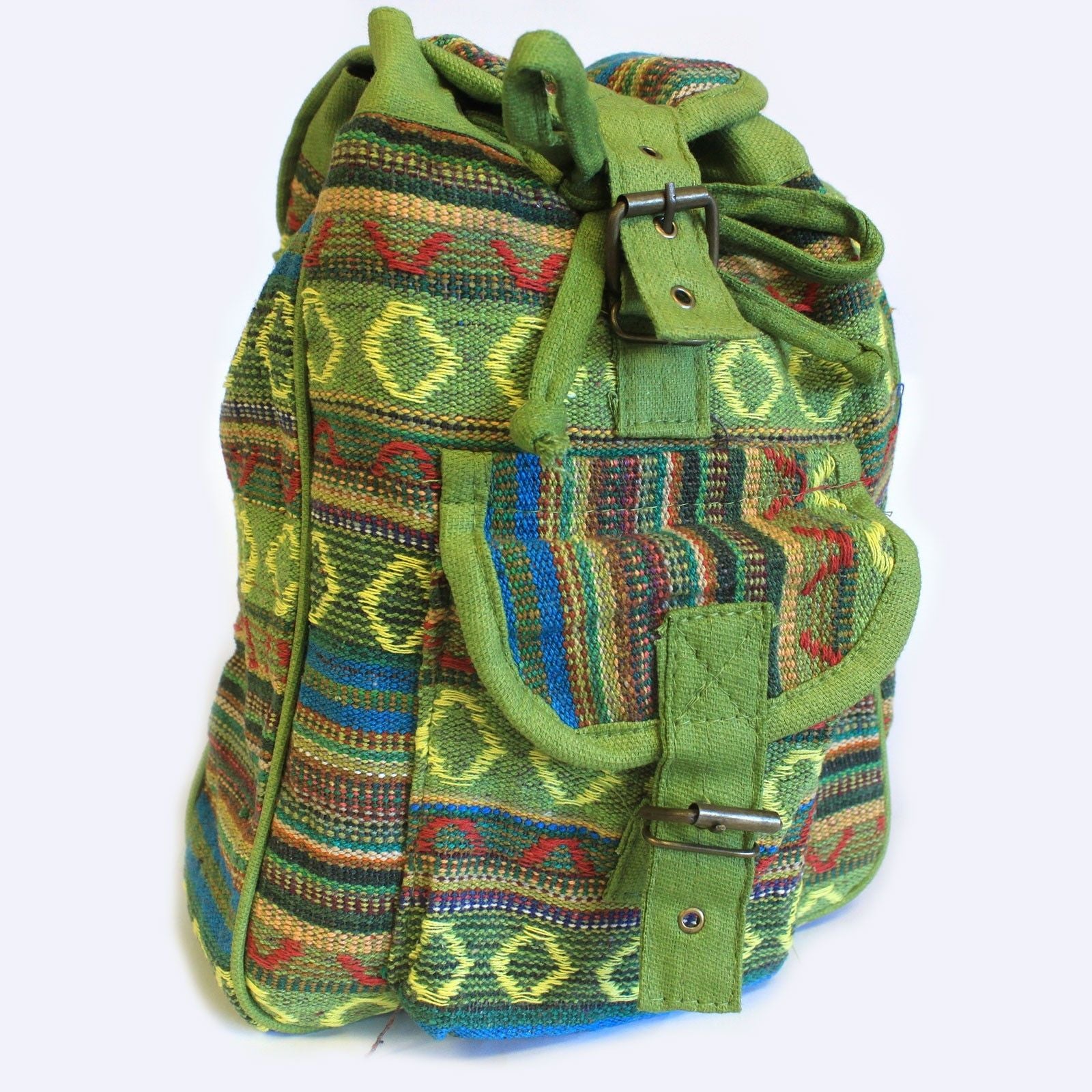 Small Nepali Backpack  - Green