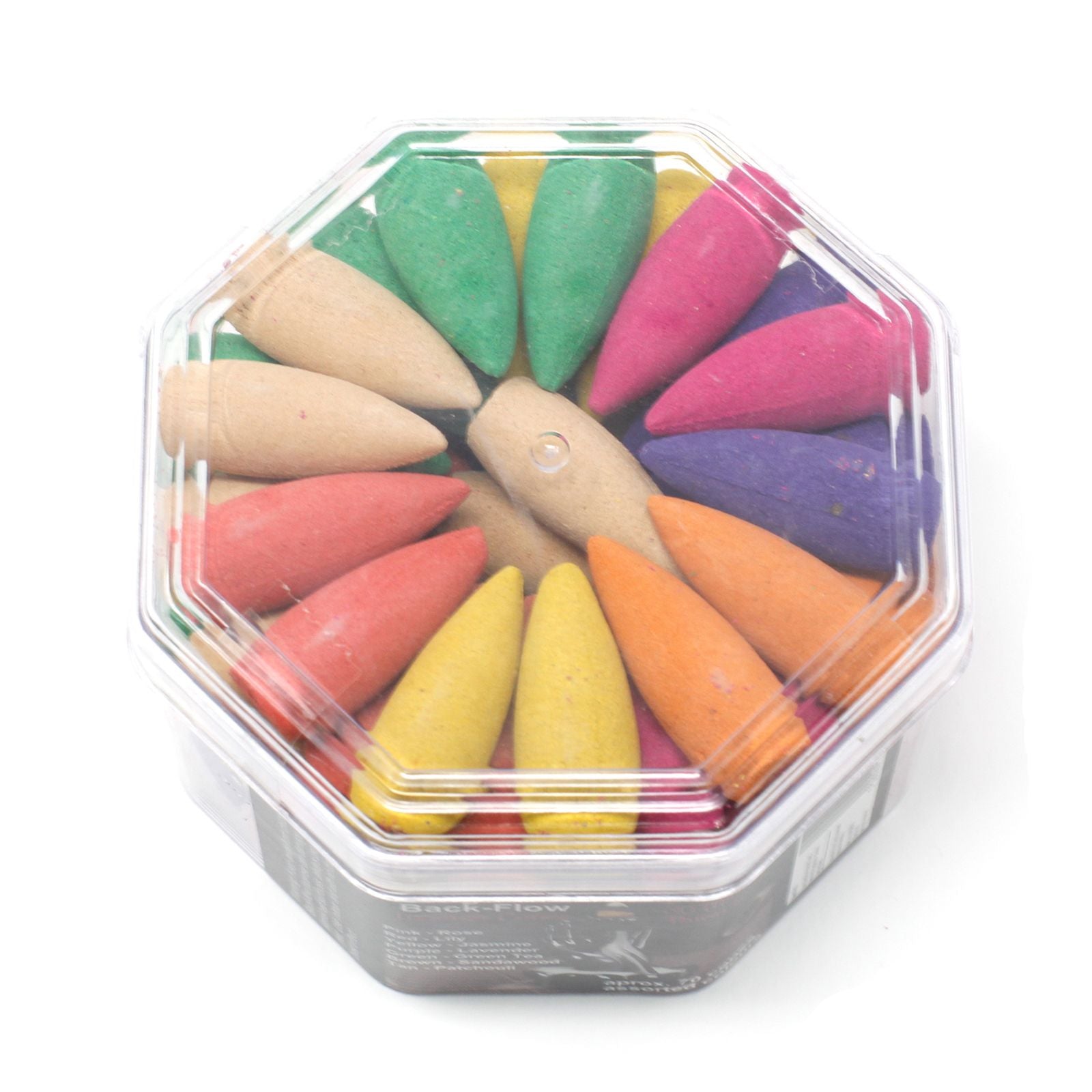 Lange røgelsesvafler med tilbageløb - assorterede dufte - 30 minutters brændetid