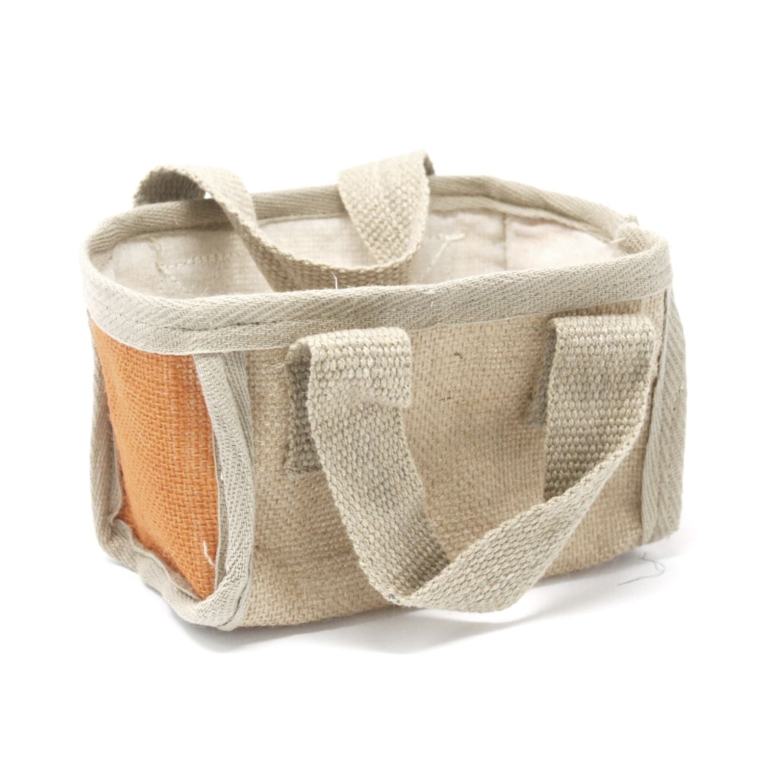 Mini Indkøbskurv - 16x10x12cm - Gurkemeje