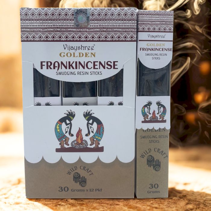 30g Golden Frankincense Smudging Resin Sticks (6s)