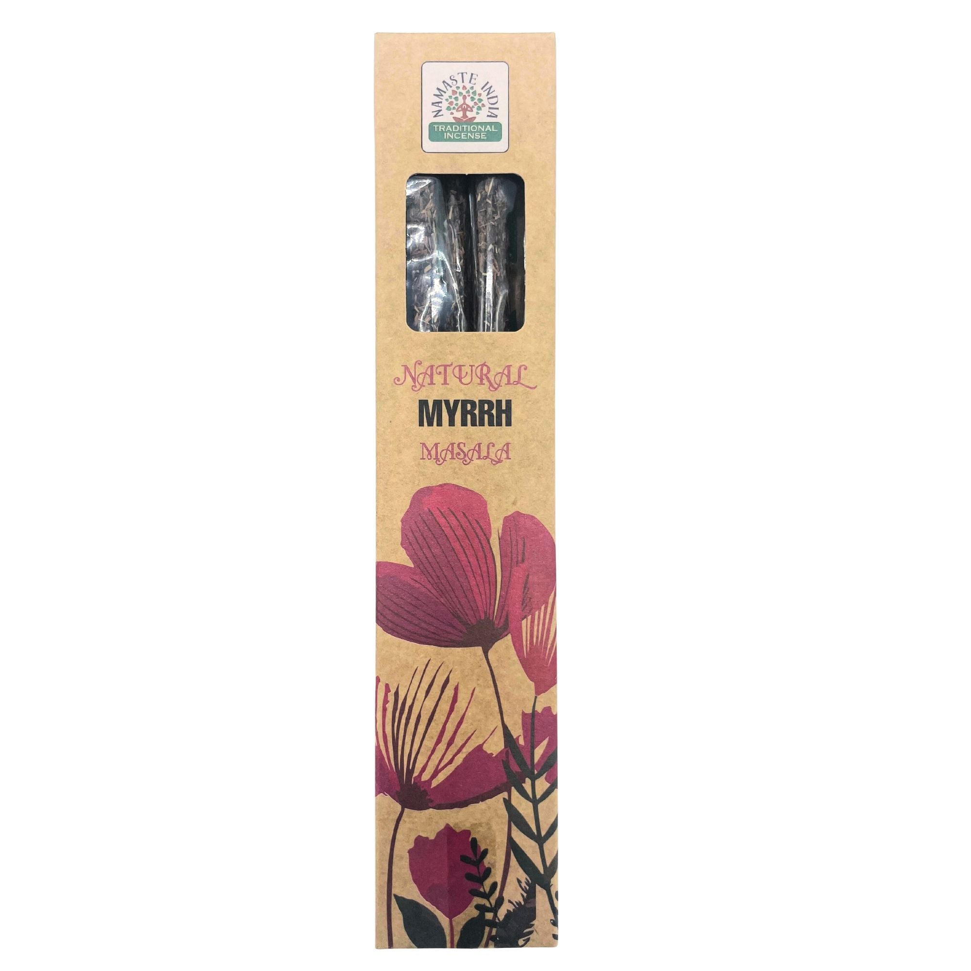 Naturlig botanisk masala røgelse - myrra