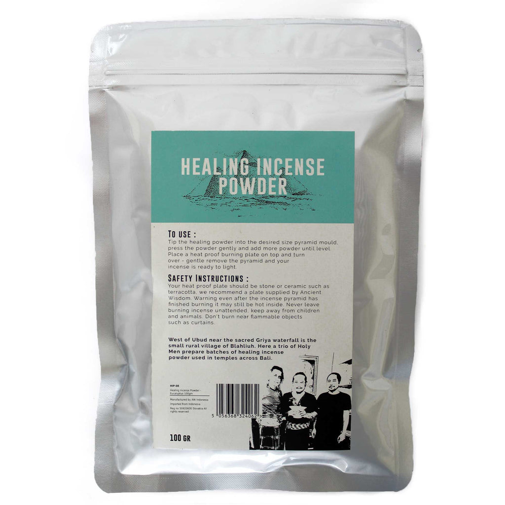 Helbredende røgelsespulver - Eukalyptus 100 g