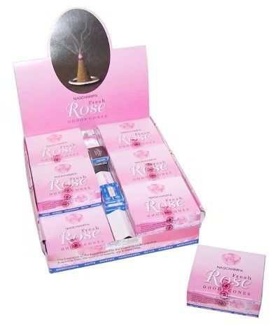 Friske rose Dhoop-kegler