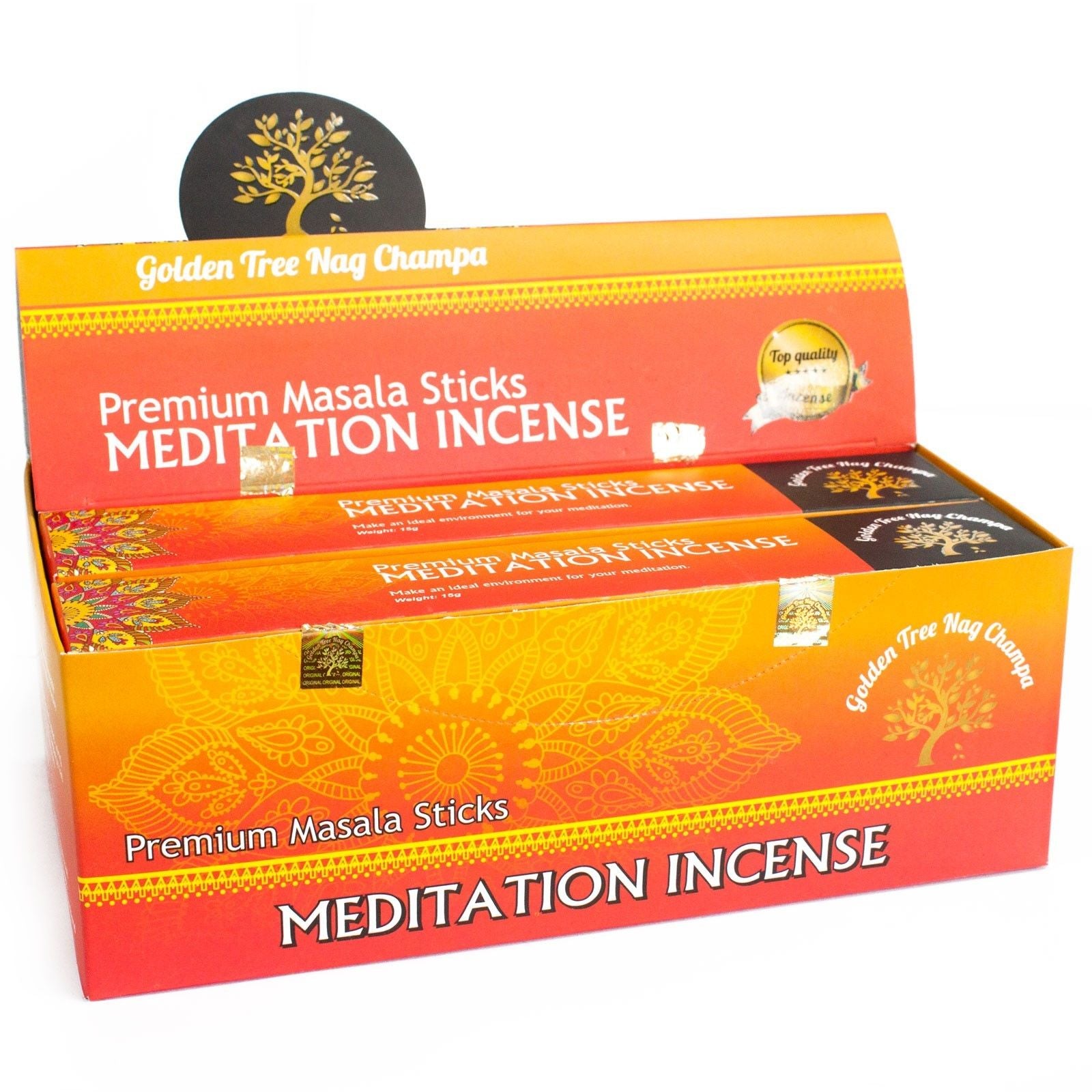 Golden Tree Nag Champa Incense - Meditation
