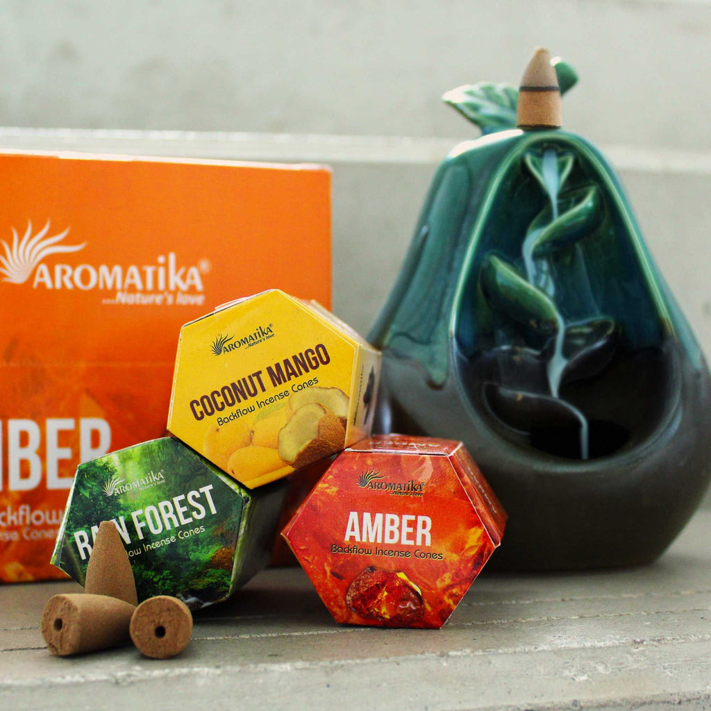 Masala Backflow Incense pack of 10 - Amber