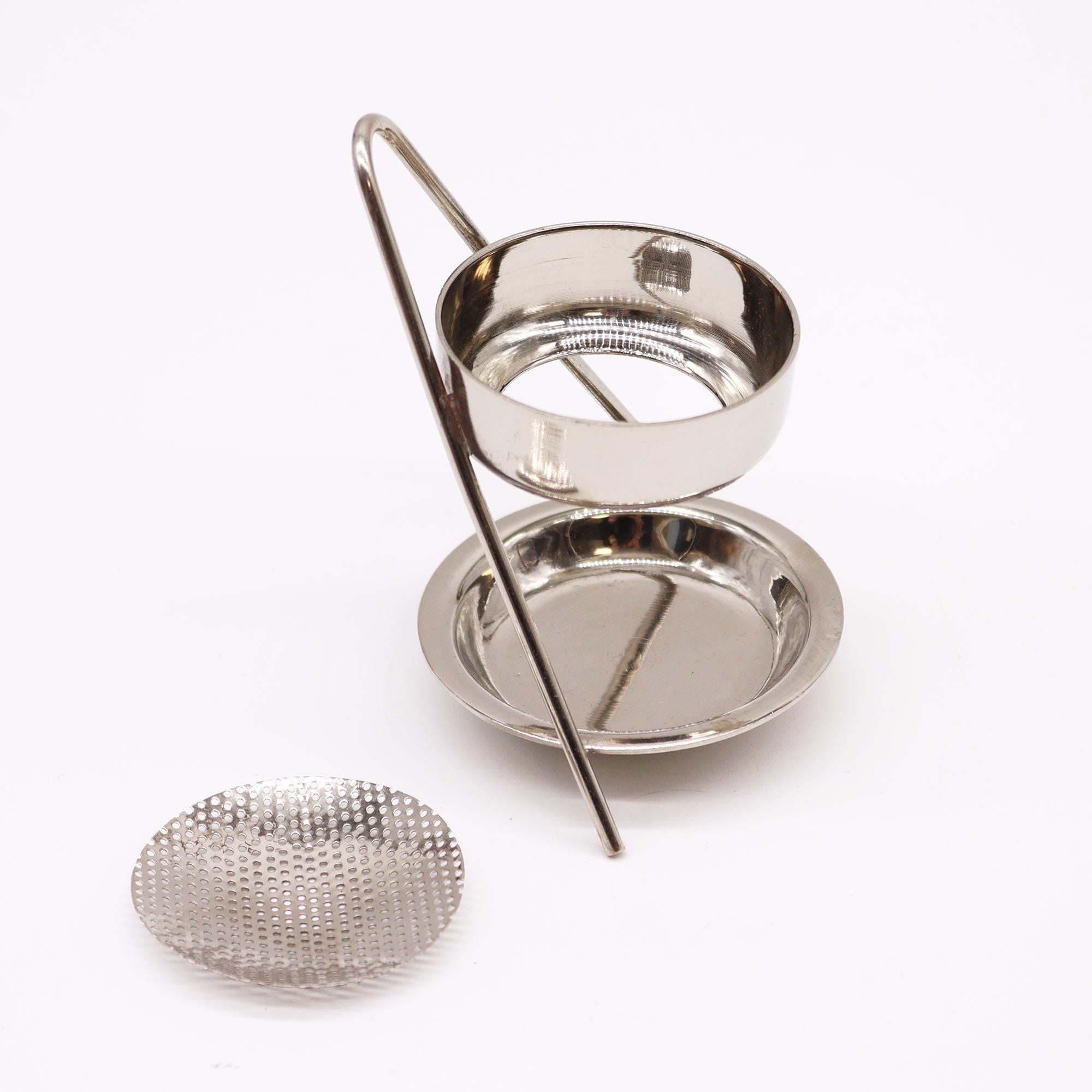 Plated Brass Resin Incense Warmer - Fixed