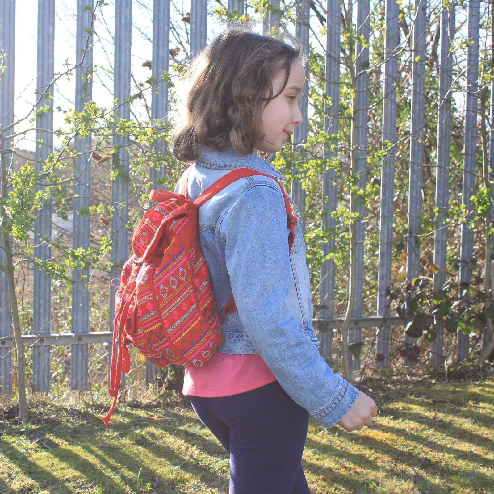 Small Nepali Backpack  - Pink