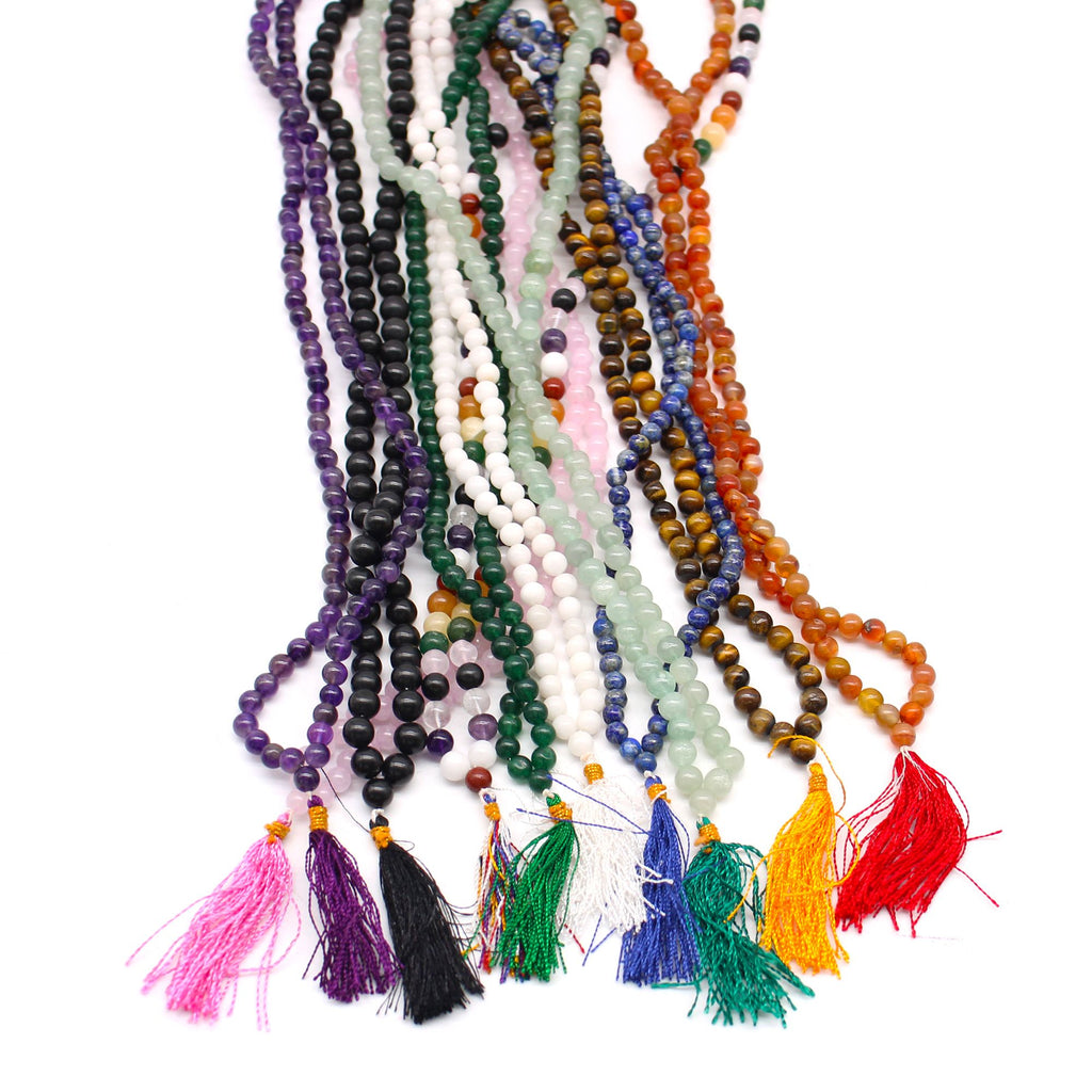 108 Perle Mala - Bjergkrystal