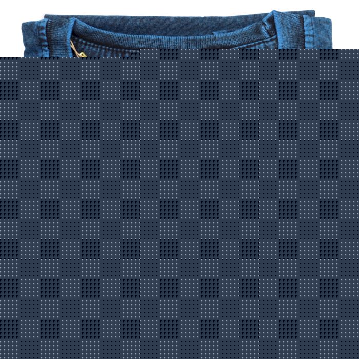 Large Stone Washed Teashirt - Chakra - Blue