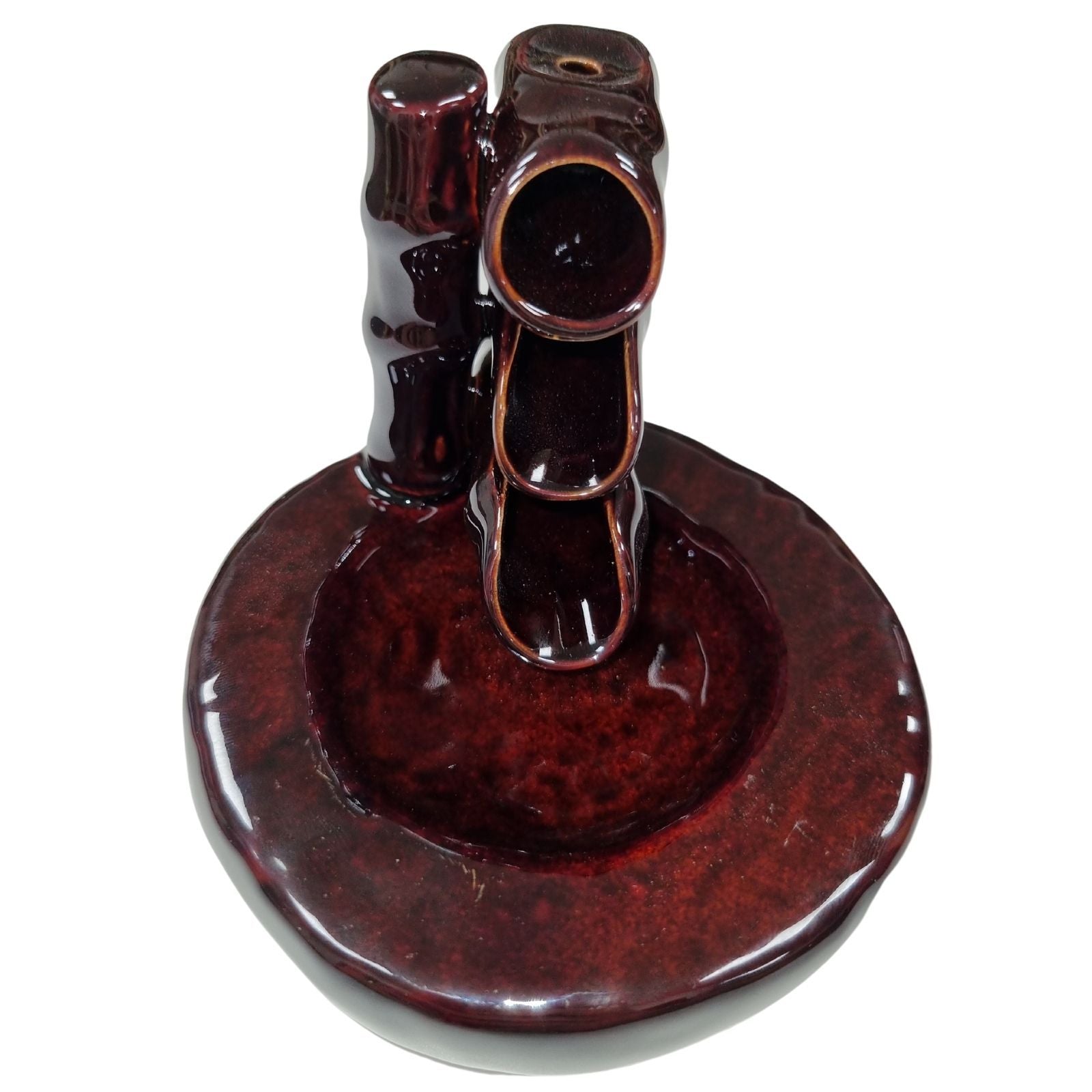 Back Flow Incense Burner - Bamboo & Pool