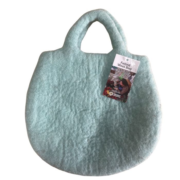 Tree and Beehive Felted Bag - 35x27cm